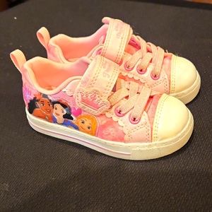 Toddler girl princess sneakers